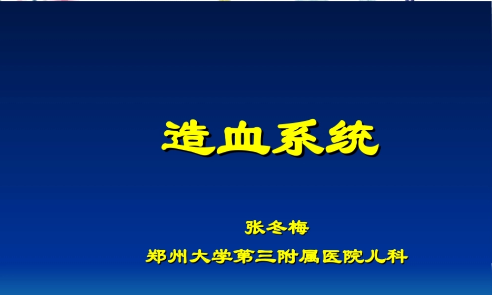 2023年血液病（教学课件）.ppt