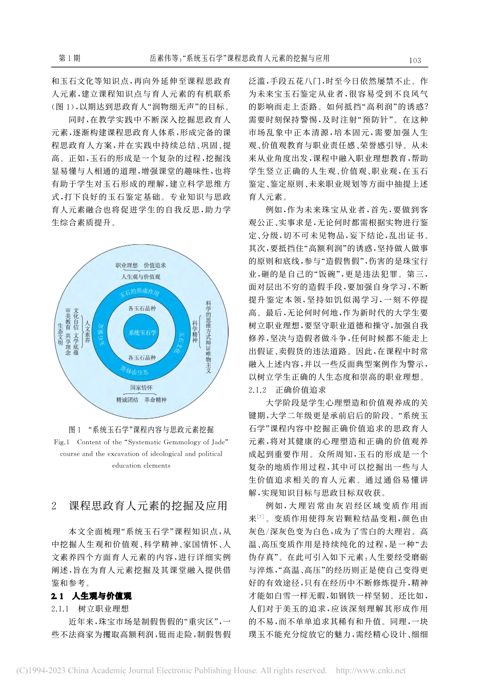 “系统玉石学”课程思政育人元素的挖掘与应用_岳素伟.pdf_第3页