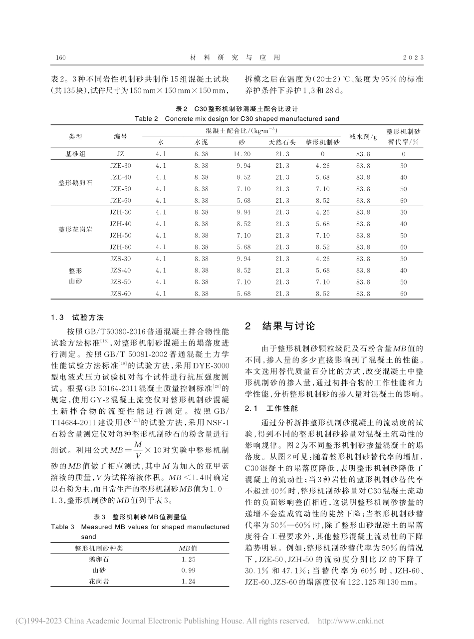 不同岩性整形机制砂混凝土的力学性能研究_李犇.pdf_第3页