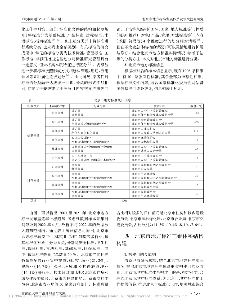 北京市地方标准发展体系及领...于1906条标准的文本挖掘_张志强.pdf_第3页