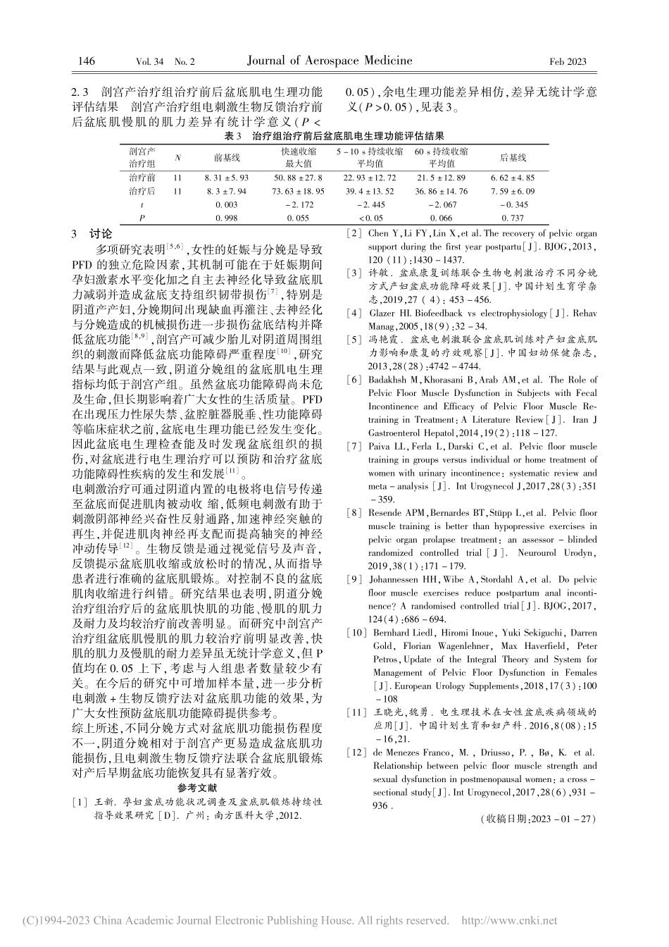 不同分娩方式对初产妇盆底肌...刺激生物反馈疗法的效果评价_张佳楠.pdf_第3页
