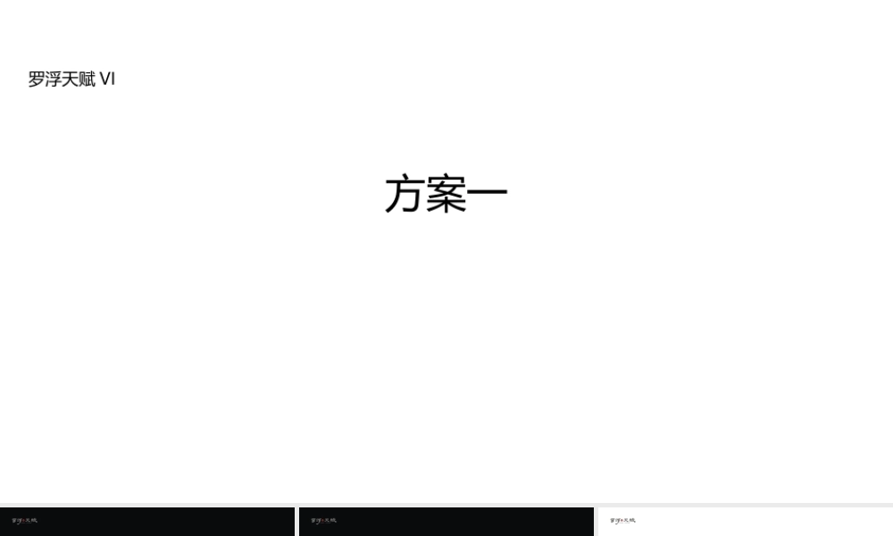 罗浮天赋·壹山渡视觉VI.pptx