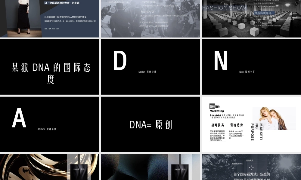 03.2019高端服装商场开业活动活动策划方案.pptx