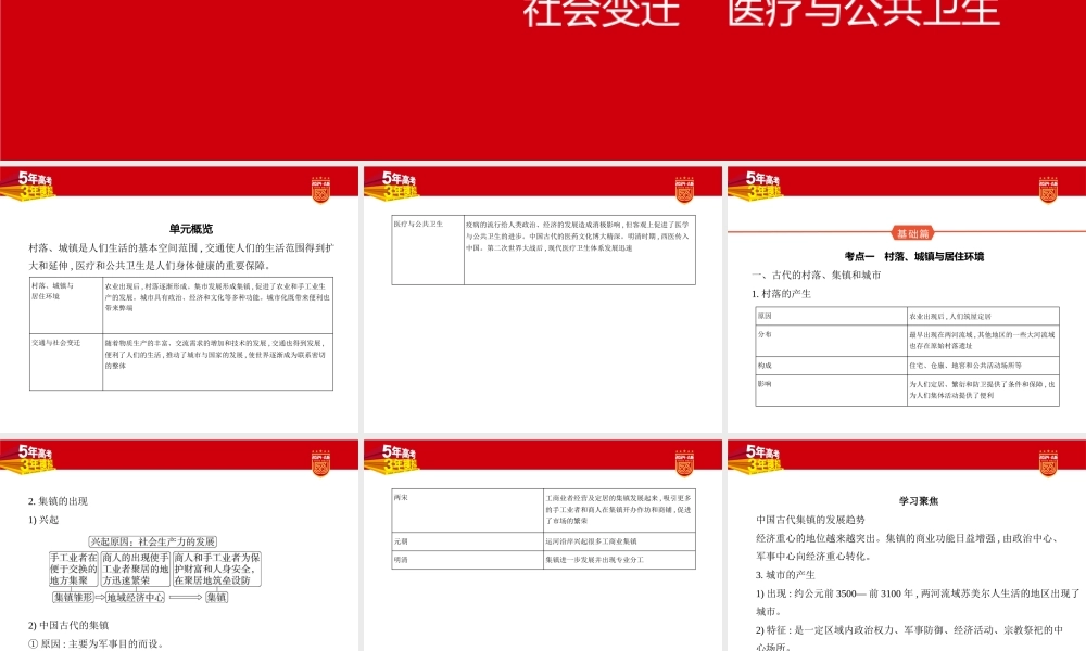 1_讲解部分PPT-17-第十七单元村落、城镇与居住环境交通与.pptx