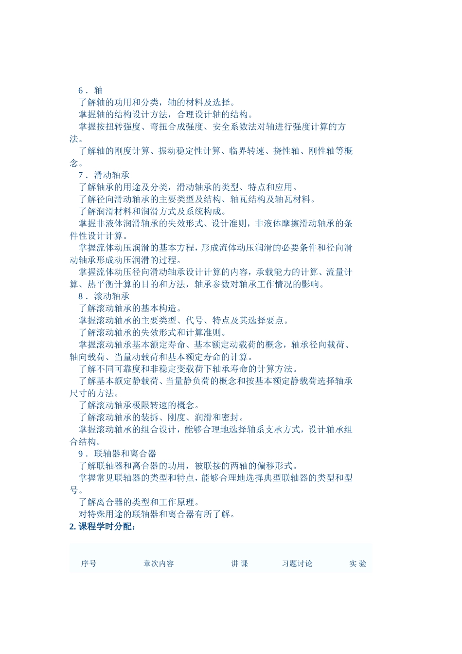 《 机械设计 》 课程设计教学大纲.doc_第3页