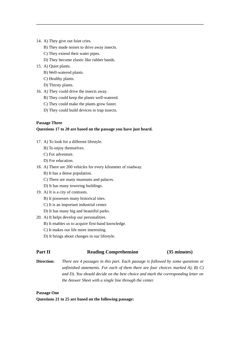 2000年1月英语六级真题及答案.doc_第3页