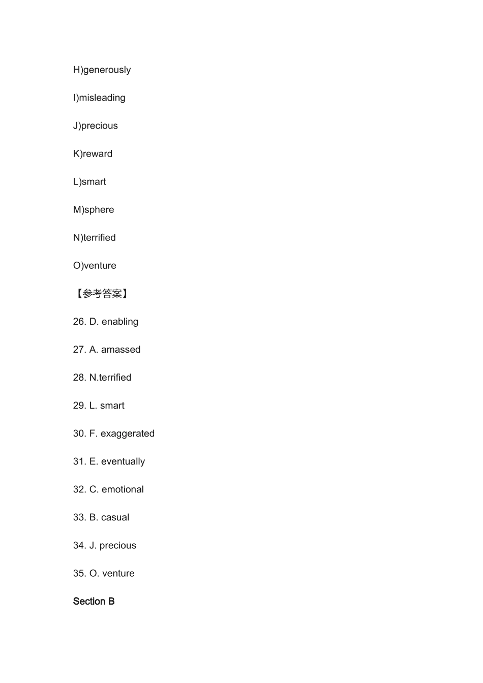 2018年6月大学英语六级考试真题及参考答案.docx_第3页