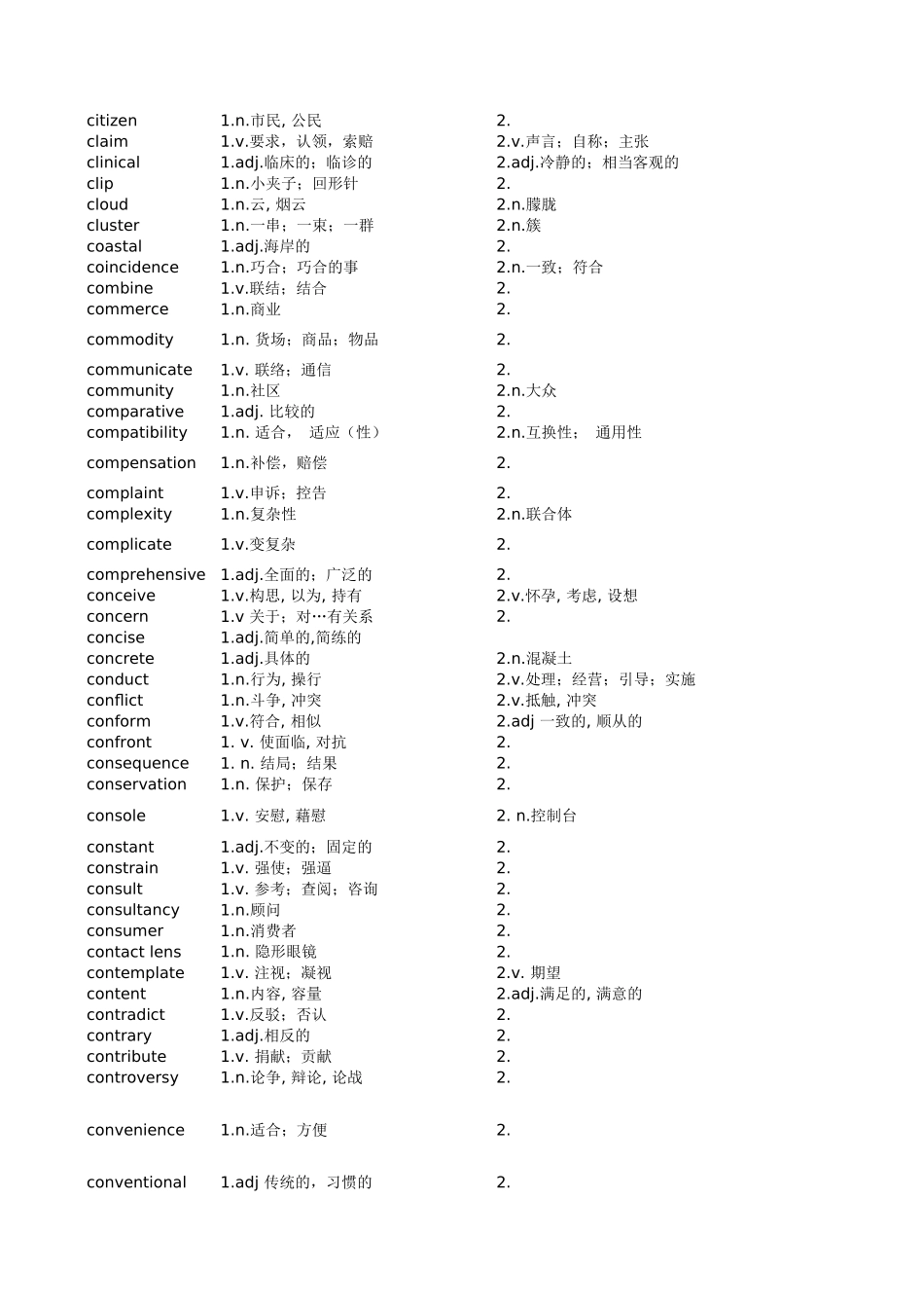 六级词汇Excel表格版本.xls_第3页