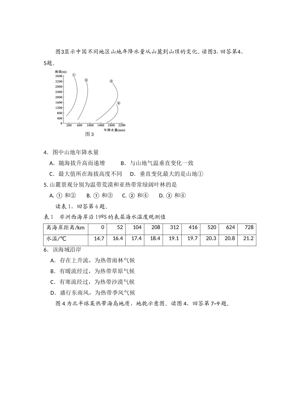 2009年北京市高考地理试卷（含解析版）.doc_第2页