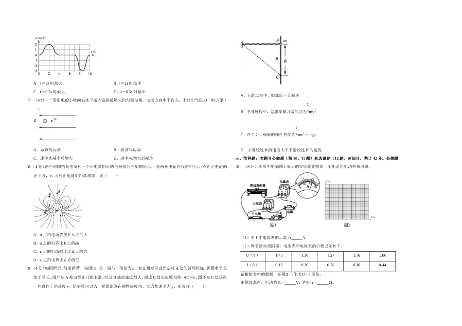 2015年江苏省高考物理试卷 .doc_第2页