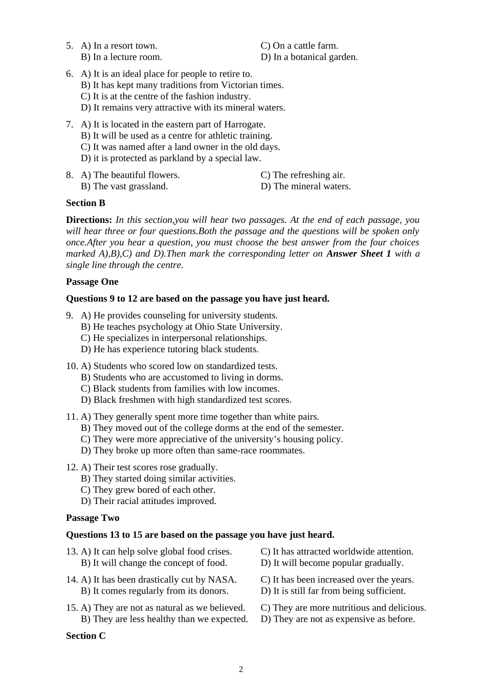 2015年12月六级真题（第3套）.docx_第2页