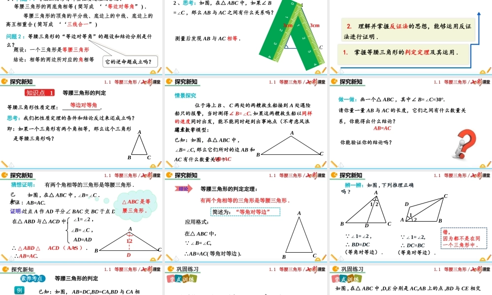 1.1 等腰三角形（第3课时）.pptx