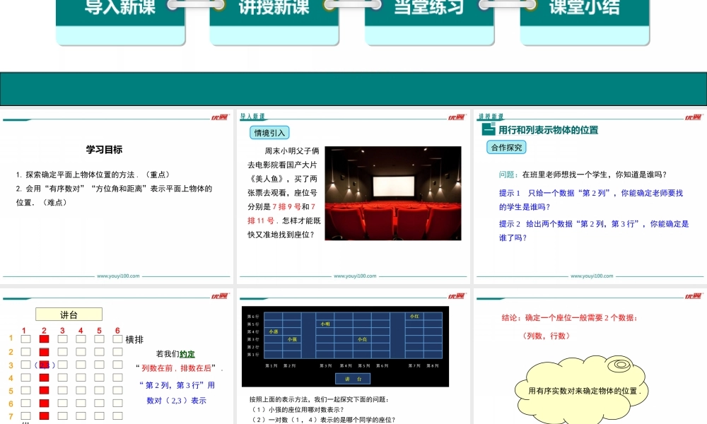 19.1 确定平面上物体的位置.ppt
