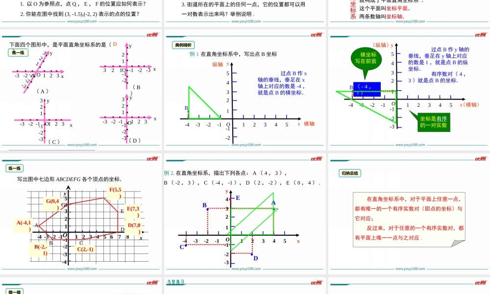 19.2 第1课时 平面直角坐标系.ppt