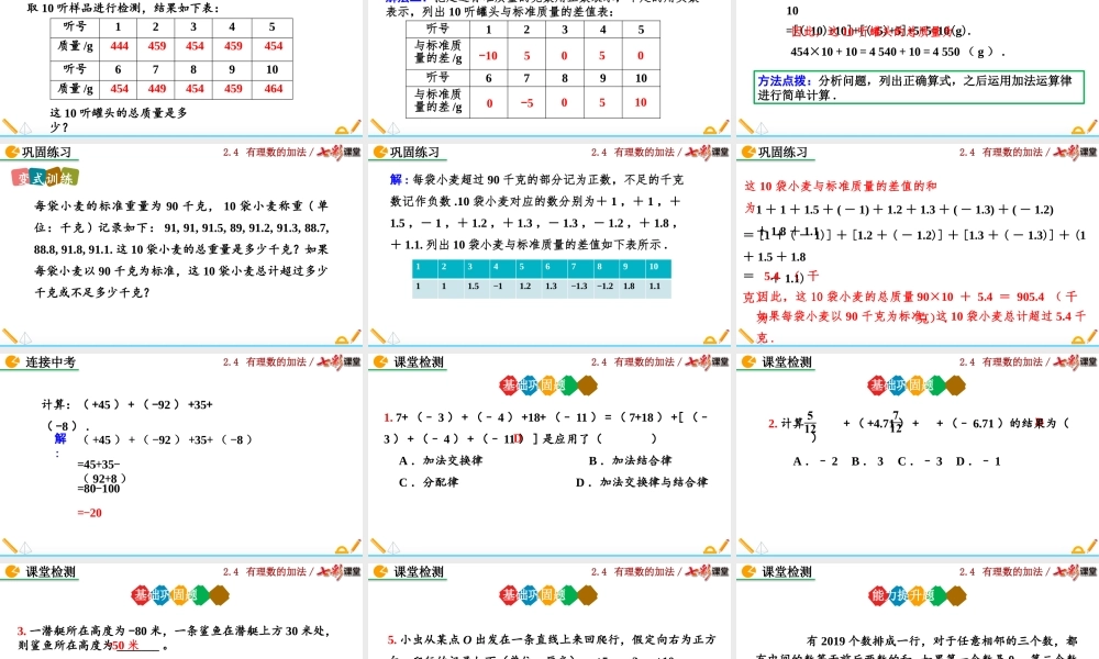 2.4 有理数的加法（第2课时）.pptx
