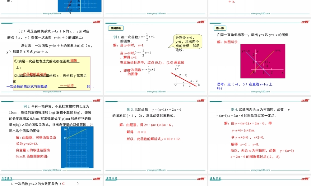 21.2 第1课时 一次函数的图像.ppt