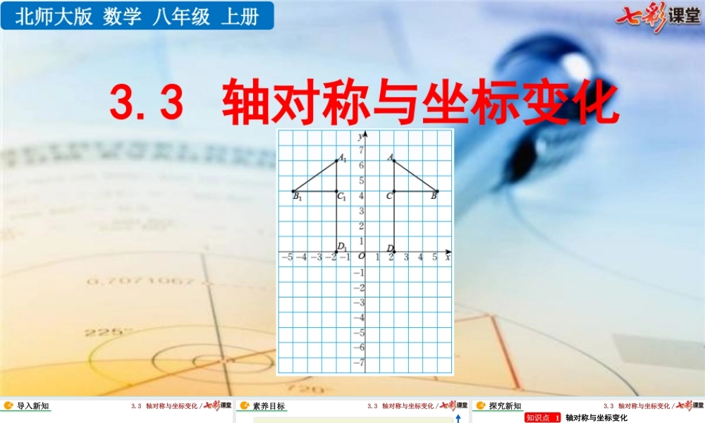 3.3 轴对称与坐标变化.pptx
