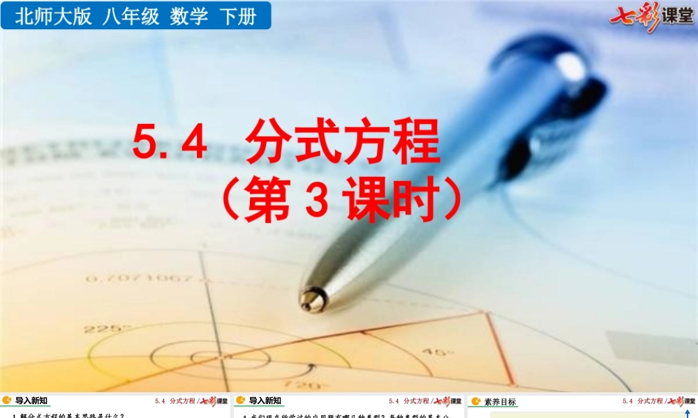 5.4 分式方程（第3课时）.pptx