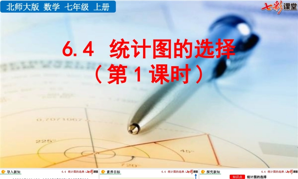 6.4 统计图的选择（第1课时）.pptx