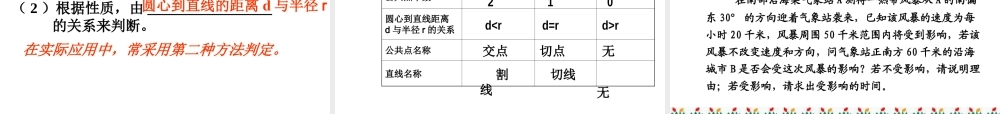 上海教育版数学九下27.2《直线与圆、圆与圆的位置关系》ppt课件8.ppt