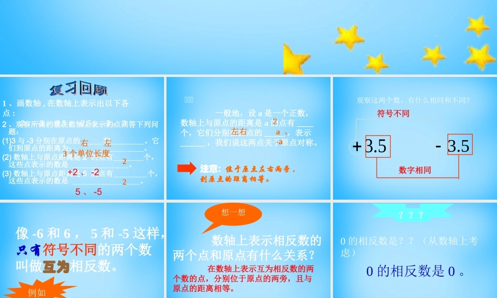 北京课改初中数学七上《1.3相反数和绝对值》PPT课件 (1).ppt