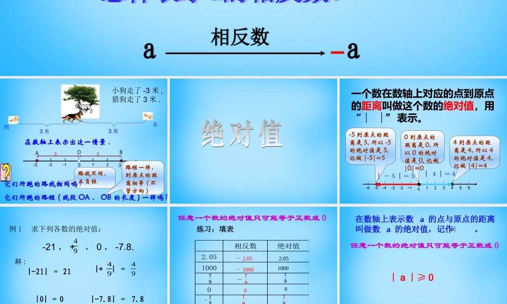 北京课改初中数学七上《1.3相反数和绝对值》PPT课件 (3).ppt