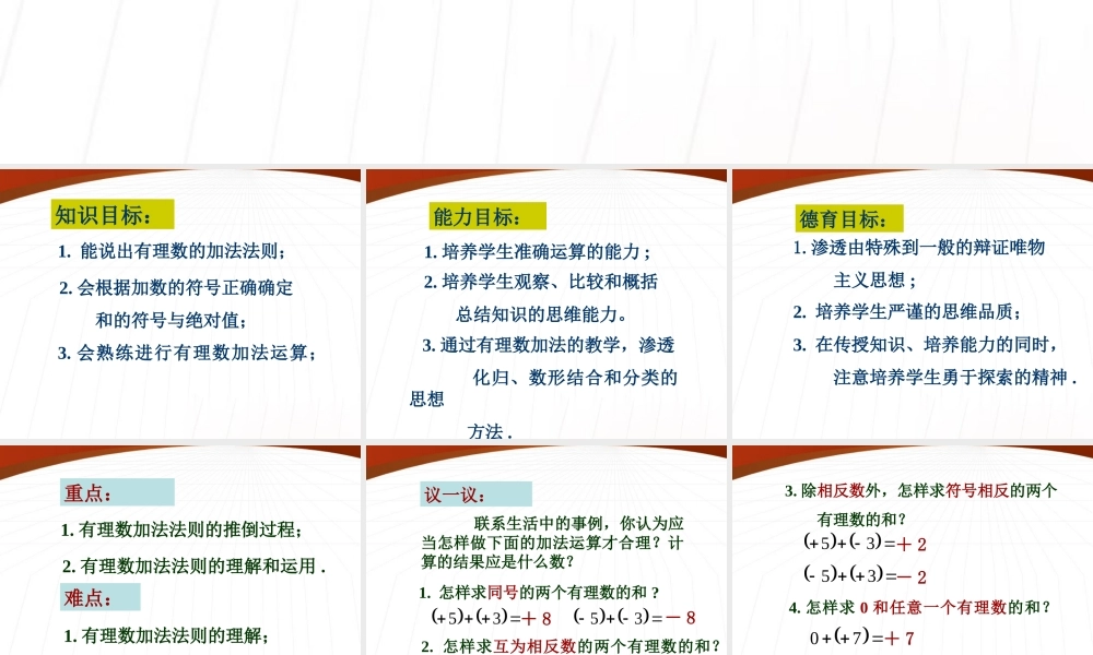 北京课改初中数学七上《1.4有理数的加法》PPT课件 (5).ppt