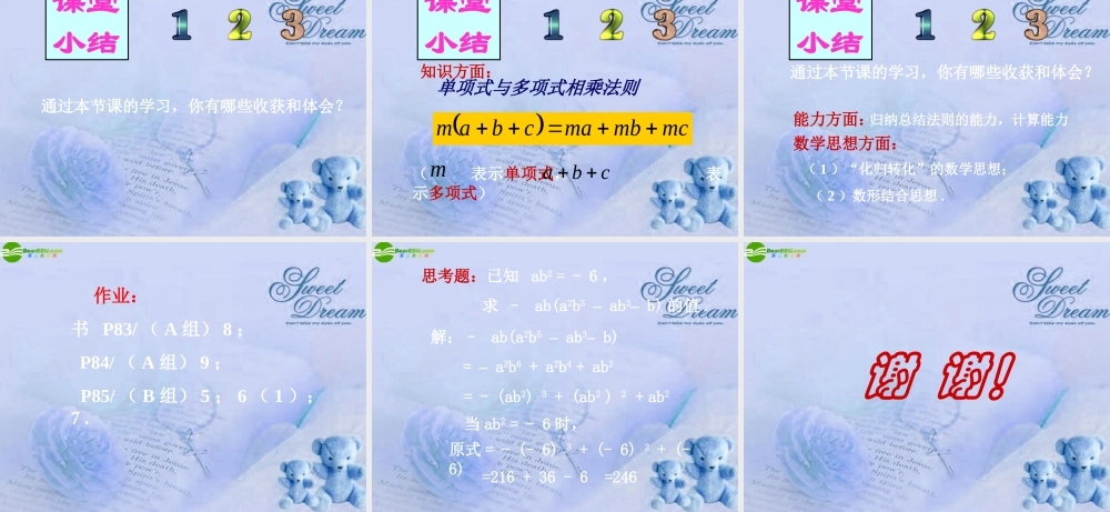 北京课改初中数学七下《6.3整式的乘法》PPT课件 (2).ppt