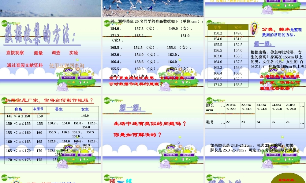 北京课改初中数学七下《9.2数据的收集与整理》PPT课件 (2).ppt