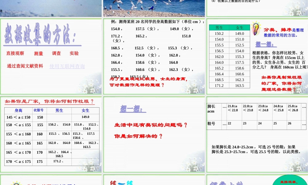 北京课改初中数学七下《9.2数据的收集与整理》PPT课件 (4).ppt