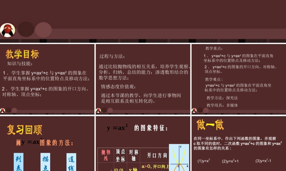 北京课改初中数学九上《20.2二次函数y=ax^2+bx+c(a≠0) 的图象》PPT课件 (7).ppt