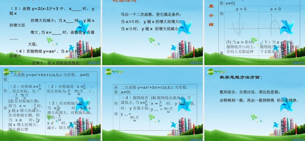 北京课改初中数学九上《20.4二次函数的性质》PPT课件 (6).ppt