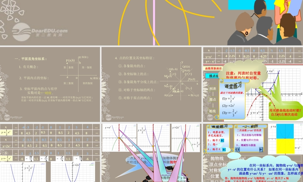 北京课改初中数学九上《二次函数的性质课件 北京课改版.ppt