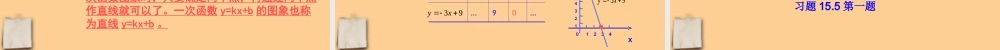 北京课改初中数学八下《15.5 一次函数的图象》PPT课件 (1).ppt
