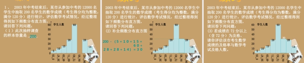 北京课改初中数学八下《18.3频数分布表与频数》PPT课件 (1).ppt