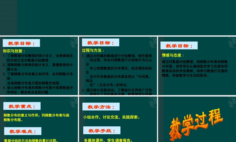 北京课改初中数学八下《18.3频数分布表与频数》PPT课件 (4).ppt