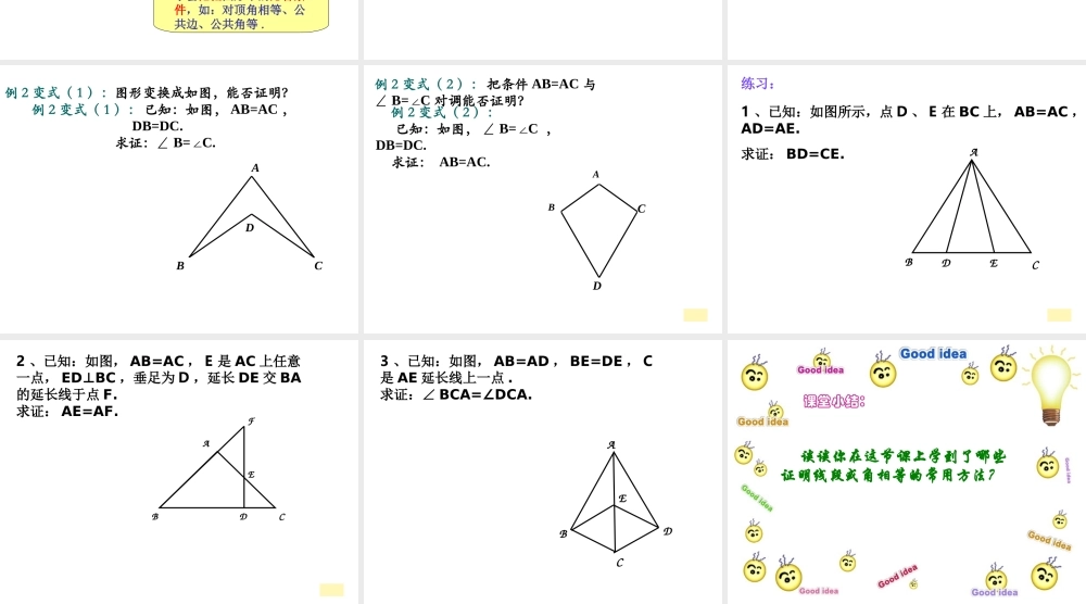 沪教版(五四学制)八上19.2 证明举例（2） 课件（13张ppt）.ppt