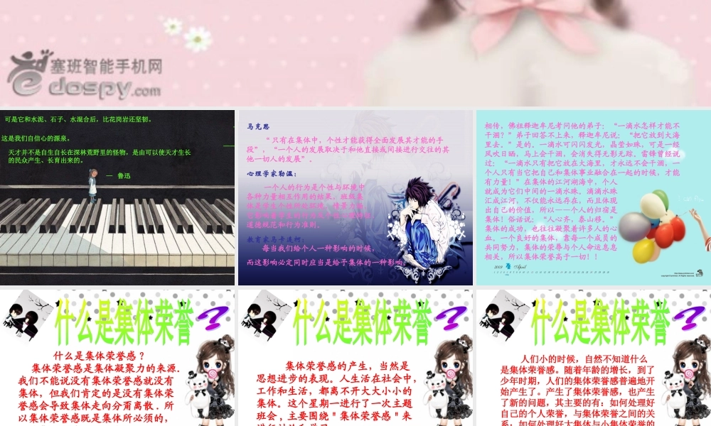 集体荣誉感.ppt