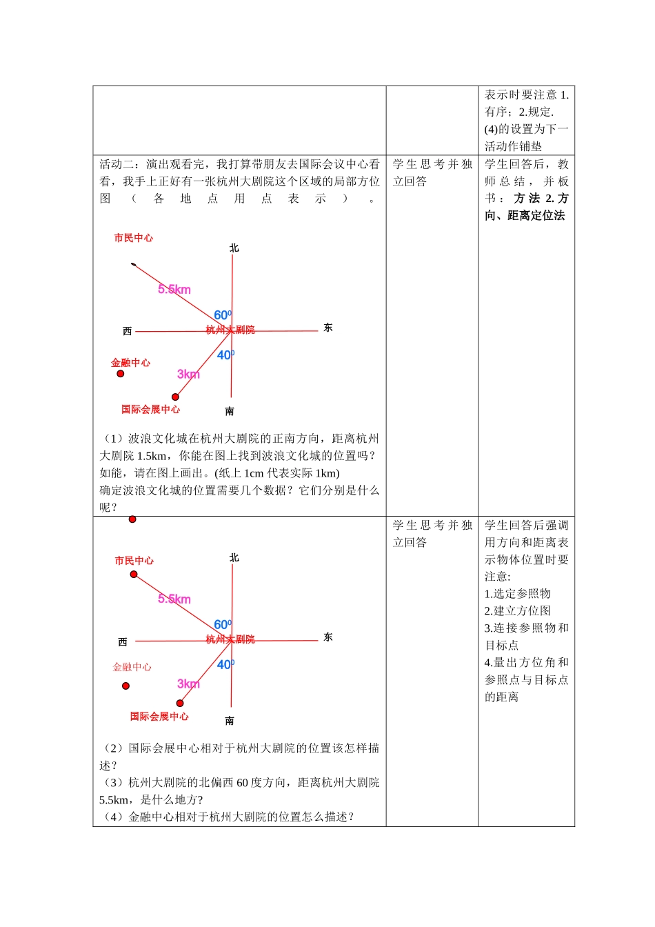 八年级上数学浙教版 4.1探索确定位置的方法.doc_第3页