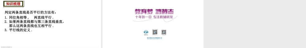 10.2 平行线的判定（2）.ppt