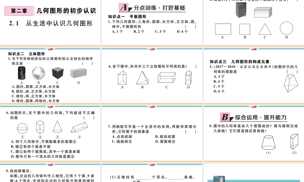 2.1从生活中认识几何图形.pptx