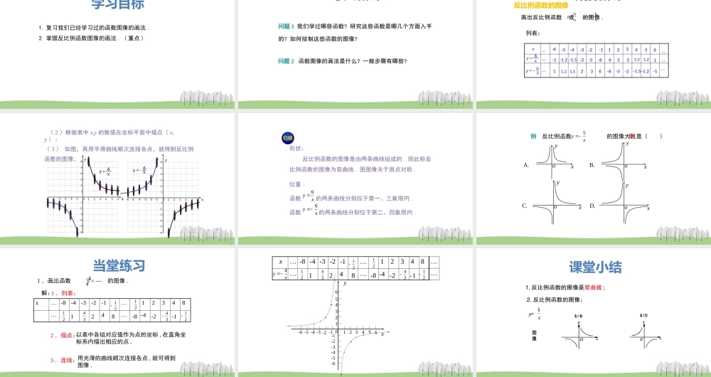 27.2反比例函数的图像与性质 第1课时.pptx