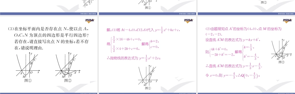 专题5 二次函数与几何的综合.pptx