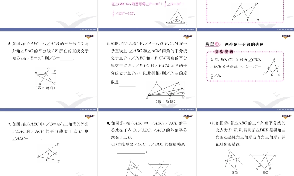 专题五与三角形角平分线有关的模型.pptx