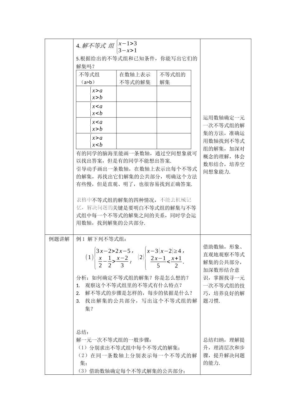 【公众号dc008免费分享】0512 -一元一次不等式组及其解法（第二课时）-1教案.docx_第2页