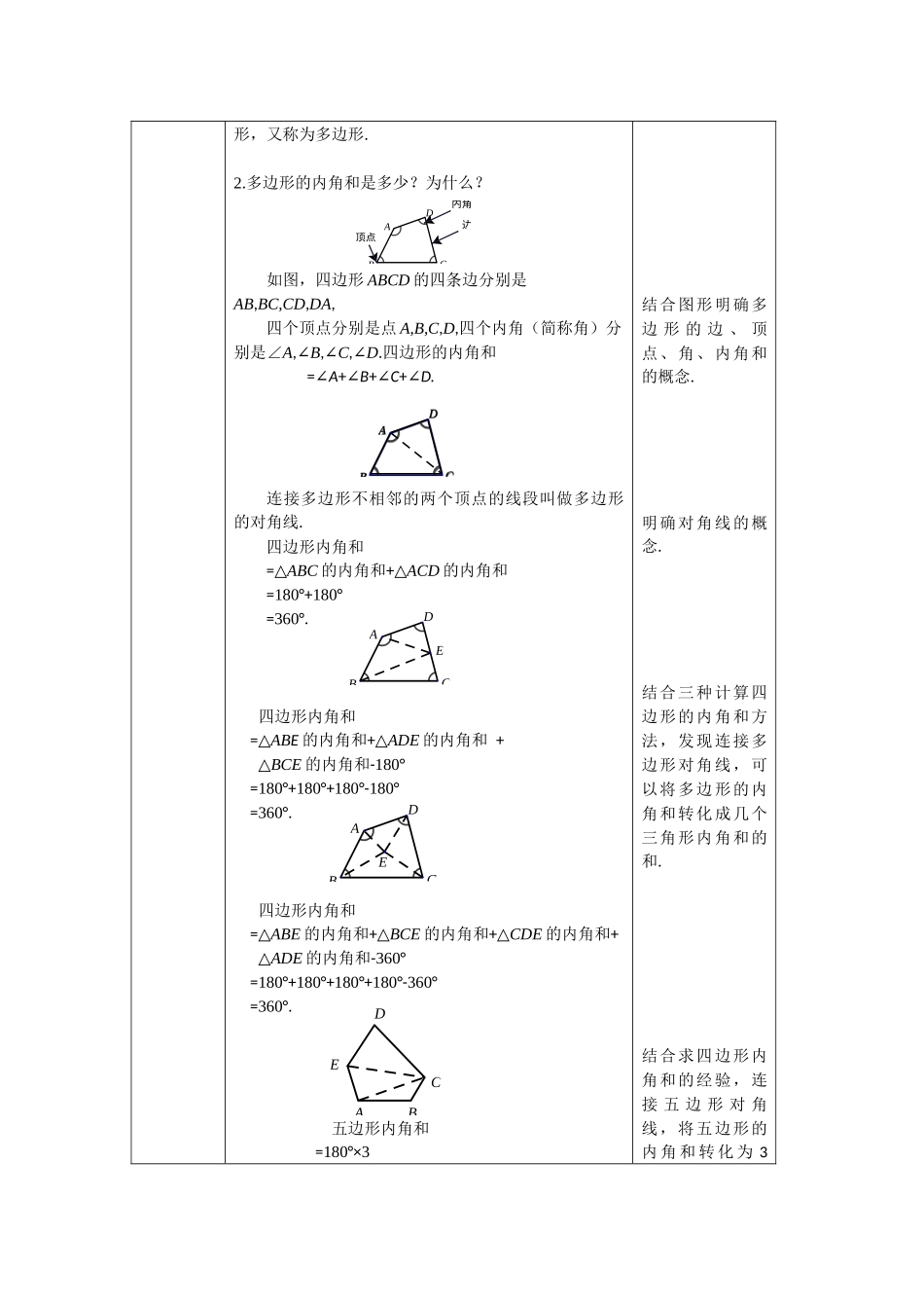 【公众号dc008免费分享】0520 -多边形内角和与外角和-1教案.docx_第2页