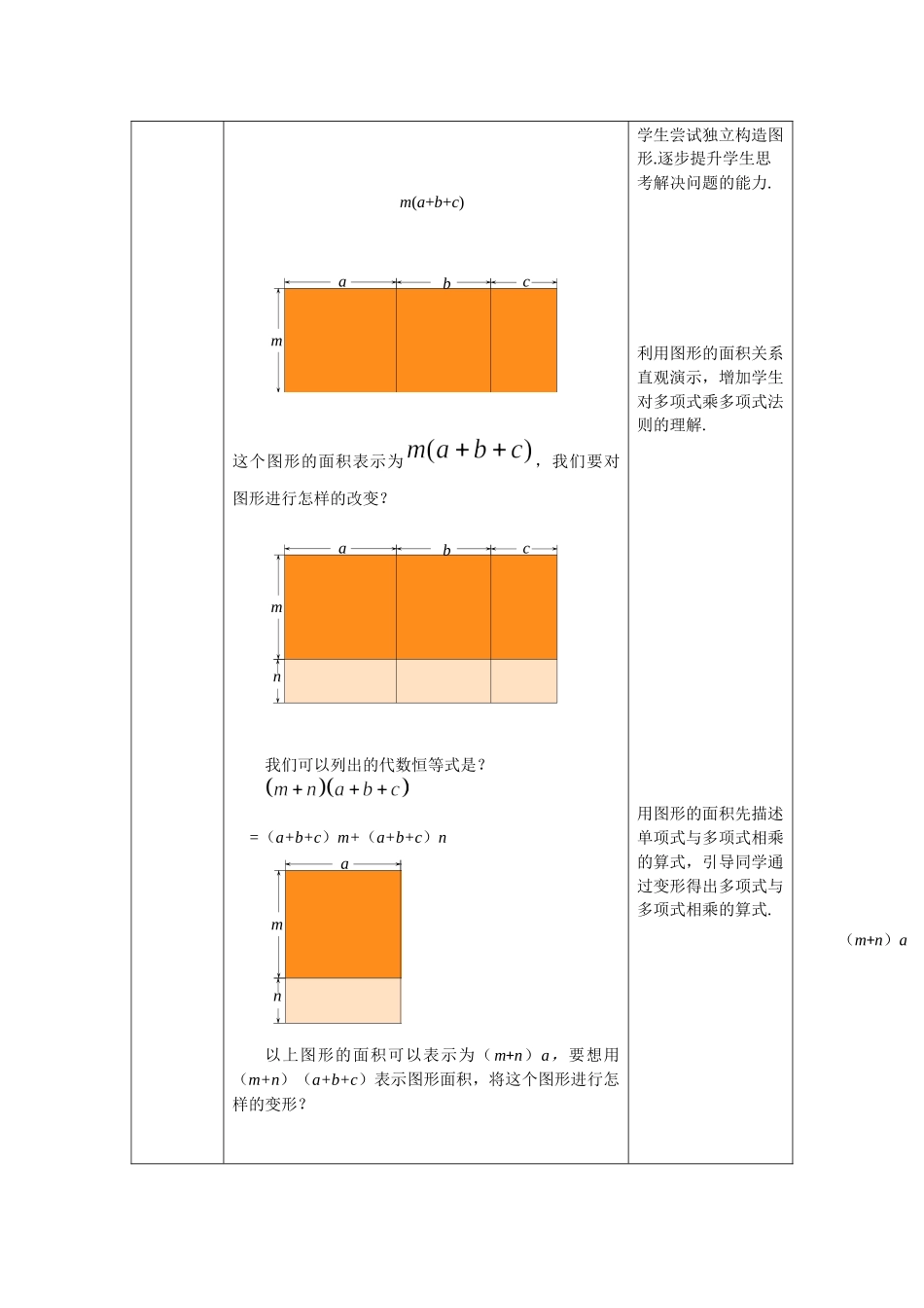 【公众号dc008免费分享】0601 -多项式与多项式相乘（第一课时）-1教案.docx_第3页