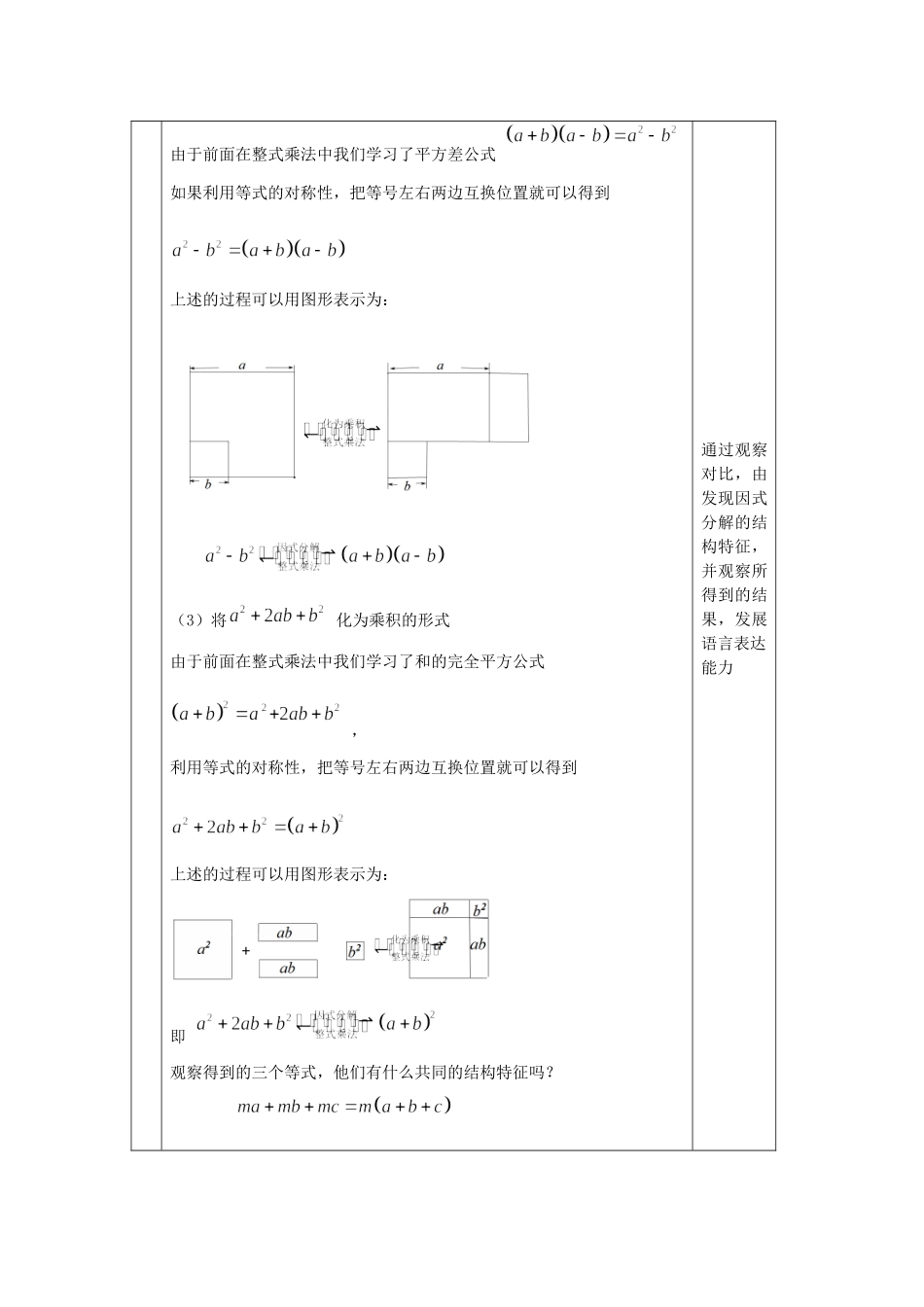 【公众号dc008免费分享】0623 -因式分解的概念-1教案.docx_第3页