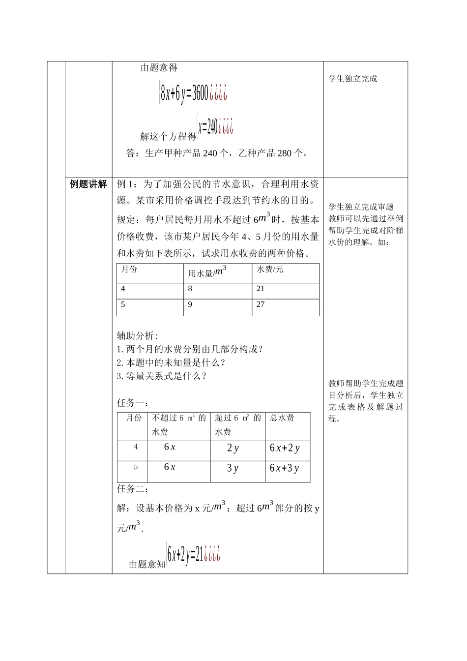 七下数学苏科版 10.5 用二元一次方程组解决问题（2）.docx_第2页