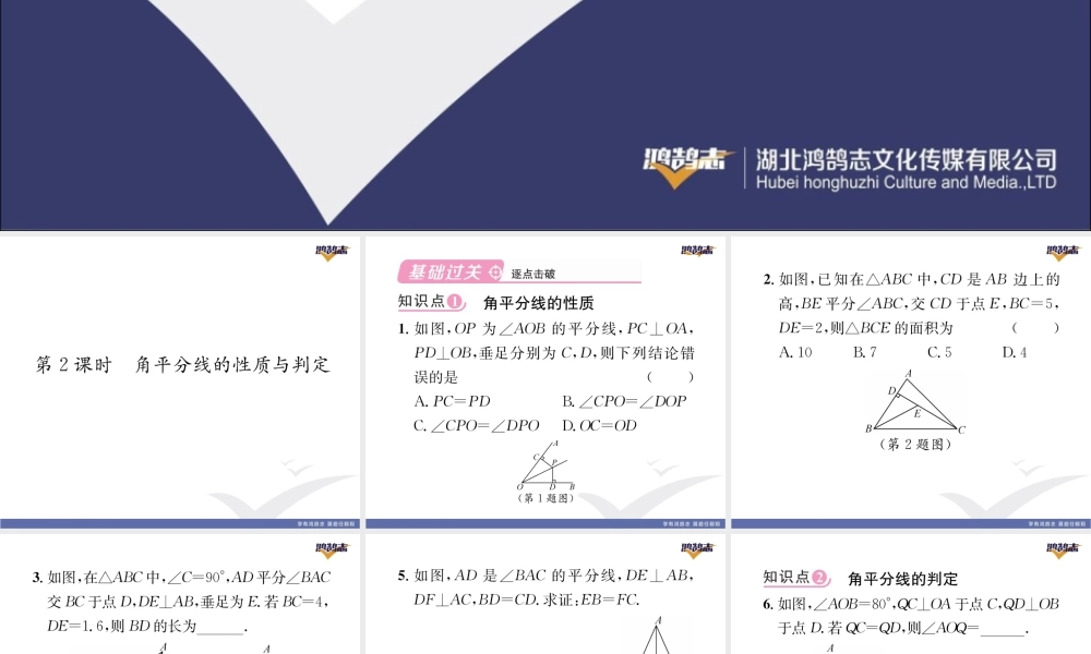 第2课时角平分线的性质与判定.pptx